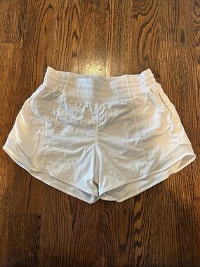 Women’s Lightweight White Athletic Shorts